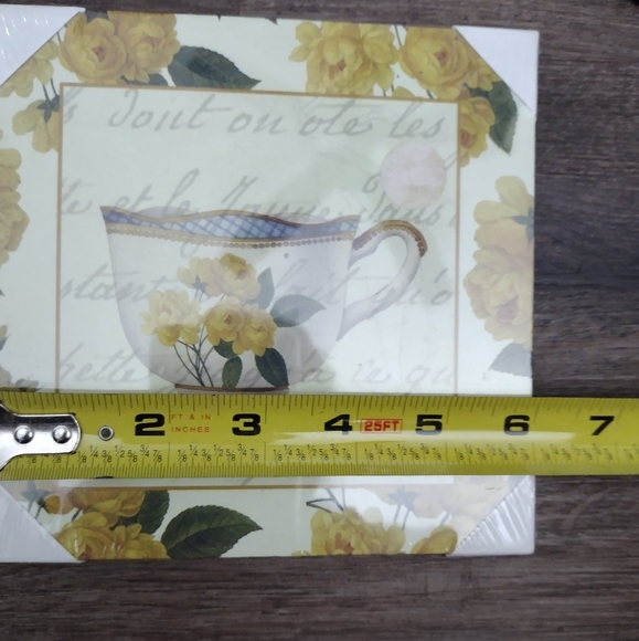 Coffee Station Yellow Cup frame New - Picture 3 of 4